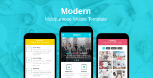 Modern – Multipurpose Mobile Template