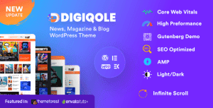 Digiqole – News Magazine WordPress Theme