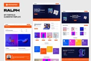 Ralph – NFT Portfolio Elementor Template Kit