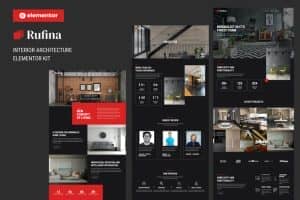 Rufina – Interior Architecture Elementor Template Kit