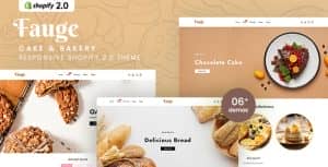 Fauge – Cake & Bakery Responsive Shopify 2.0 Theme