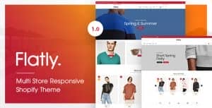 Flatly – Multi Store Responsive Shopify Theme