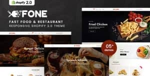 Fone – Fast Food & Restaurant Responsive Shopify 2.0 Theme