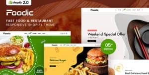 Foodic – Fast Food & Restaurant Responsive Shopify 2.0 Theme