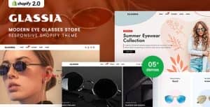 Glassia – Modern Eye Glasses Responsive Shopify Theme