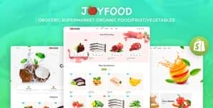 JoyFood – Grocery, Supermarket Organic Food/Fruit/Vegetables eCommerce Shopify Theme