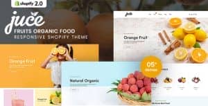 Juce – Fruits Organic Food Responsive Shopify Theme