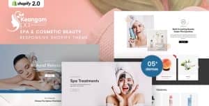 Keangam – Spa & Cosmetic Beauty Responsive Shopify Theme
