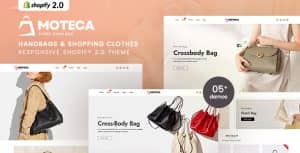 Moteca – Handbags & Shopping Clothes Responsive Shopify 2.0 Theme