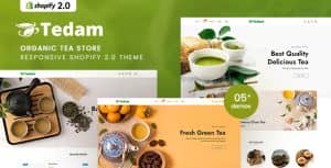 Tedam – Organic Tea Store Shopify 2.0 Theme
