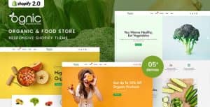 Ognic – Organic & Food Store Shopify 2.0 Theme