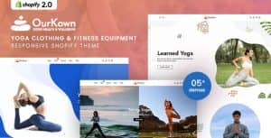 Ourkown – Yoga Clothing & Fitness Equipment Shopify Theme