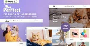 Parrfect – Pet Shop & Pet Accessories Responsive Shopify 2.0 Theme