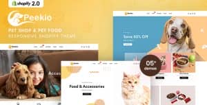 Peekio – Pet Shop & Pet Food Responsive Shopify Theme