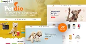 Petaio – Pet Shop & Pet Accessories Responsive Shopify Theme