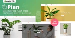 Pian – MultiPurpose Plant Store Shopify 2.0 Theme