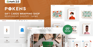 Pokens – Gift Cards Wrapping Shop Shopify Theme