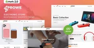 Prowe – Electronic Store Responsive Shopify Theme