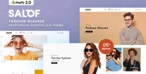 Salof – Fashion Glasses Responsive Shopify 2.0 Theme