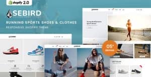 Sebird – Sports Shoes Responsive Shopify Theme