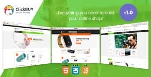ClickBuy – Multi Store Responsive HTML Template