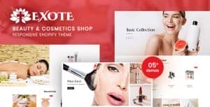Exote – Beauty & Cosmetics Shop Responsive Shopify Theme