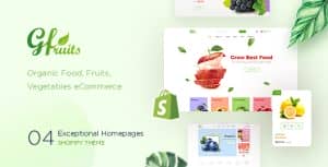 GFruits – Food eCommerce Shopify Theme