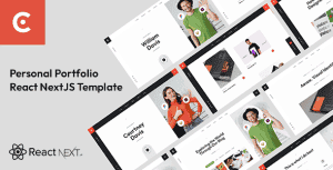 Courtney – Personal Portfolio React NextJS Template