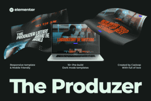 The Produzer – Music & Band Elementor Template Kit