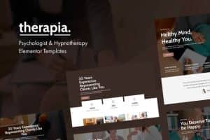 Therapia – Psychologist & Hypnotherapy Elementor Templates