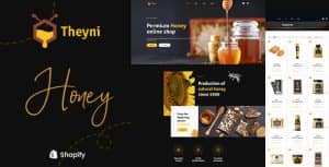 Theyni – Organic Food, Honey Shop Shopify Theme