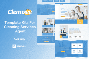 Cleansee – Cleaning Service Elementor Template Kit