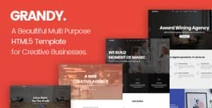 Grandy – Creative Multi Purpose Big HTML5 Template