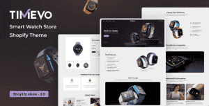 Timevo – Single Product Shop Landing Page Shopify Theme