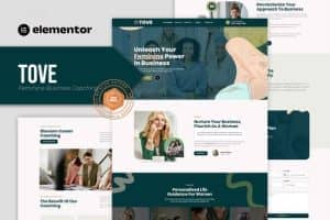 Tove – Feminine Business Coaching Elementor Template Kit