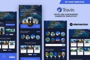 Travin – Travel & Tour Business Elementor Template Kit