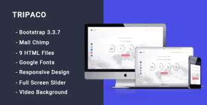 Tripaco – Responsive Coming Soon Template