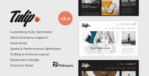 Tulip – Responsive WordPress Blog Theme