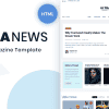 Ultranews – Magazine Bootstrap 4 Template