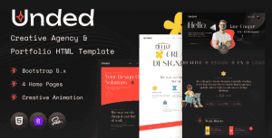 Unded – Creative Agency and Portfolio HTML Template