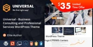 Universal – Business Consulting and Professional Services WordPress Theme