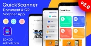 QuickScan – Document Scanner & QR Code Scanner – QR Scanner with Admob Ads