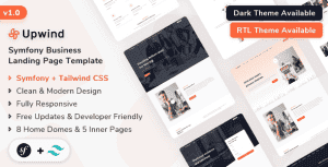 Upwind – Symfony Multipurpose Landing Template