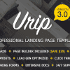 Urip – Professional Landing Page With HTML Builder