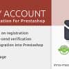 Verify Account for Prestashop
