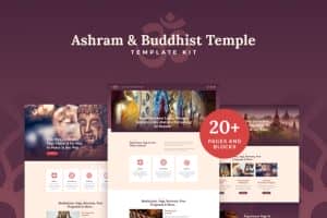 Vihara – Ashram & Oriental Buddhist Temple Elementor Template Kit