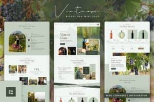 Vintneri – Wine Shop & Winery Elementor Pro Template Kit