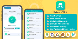 Private VPN App – Free VPN Server – Paid VPN Servers – Admob Facebook Ads – Fast VPN & Secure VPN