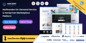 Aabcserv – Multivendor On-Demand Service & Handyman Marketplace Platform
