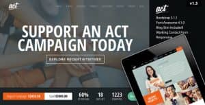 Act – Nonprofit Charity Theme